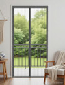 Classic Mosquito Net Net For Door With Magnet Self-Closing with full frame self Adhesive Hook Polyester Washable Adults Mosquito Net