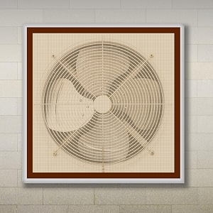 classic mosquito net for window - exhaust fan ventilation mesh for bathroom amp kitchen  pre-stitched 40x60 cm brown  120 gsm fiberglass with self-adhesive tape