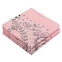 Every-ville Cotton Bandana Handkerchief for Men &amp; Women, 3 Pack