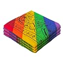 Every-ville Cotton Bandana Handkerchief for Men &amp; Women, 3 Pack