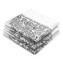 Every-ville Cotton Bandana Handkerchief for Men & Women, 3 Pack