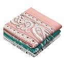 Every-ville Cotton Bandana Handkerchief for Men & Women, 3 Pack