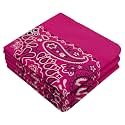 Every-ville Cotton Bandana Handkerchief for Men &amp; Women, 3 Pack
