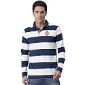 Classic Polo Men39s Full Sleeve NavyOff-White Polo