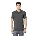 Classic Polo Mens Solid Black Polo Neck