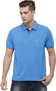 Classic Polo Men Solid Polo Neck Cotton