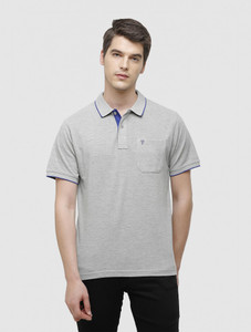 Classic Polo Men Solid Polo Neck Cotton
