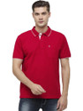 Classic Polo Solid Men Polo Neck Red