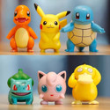Classic Quirk 6 Ps Pokémon Collectible Figures Set Premium Merchandise Toys for Kids & Fans