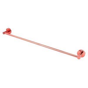 classic round towel rod - 24 inch pvd  rose gold finish  304 grade stainless steel  use for bathroomtowel rodstandbathroom accessories