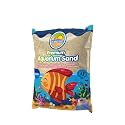 CLASSIC SAND &amp; PLAY Natural Aquarium Sand for Freshwater and Saltwater Tanks, 20 lb. Bag, Improves Filter Life and Filtration Process, Pre-Washed Fine Sand, Natural