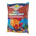 CLASSIC SAND &amp; PLAY Natural Aquarium Sand for Freshwater and Saltwater Tanks, 20 lb. Bag, Improves Filter Life and Filtration Process, Pre-Washed Fine Sand, Orange