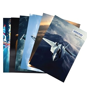 kaanuka classic series long size notebook combo  pack of 3 ruled  3 unruled  256 pages  272cm  167cm  pack of 6 notebooks for school amp college students  single line amp plain writing notebooks