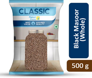classic black masoor dal whole by flipkart grocery