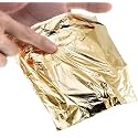 Mini Gold Leaf Sheets, 3.15" by 3.35" Gilding Foil Gold Foil Paper for Paintings, Arts Crafts, Nail Deco,Furniture (25)