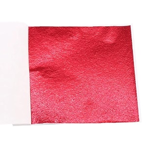 red gold leaf sheets 31534 by 33534 gilding foil gold foil paper for paintings arts crafts nail decofurniture 20
