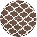 Classical Look Embossed Curved Handmade Tufted Woolen