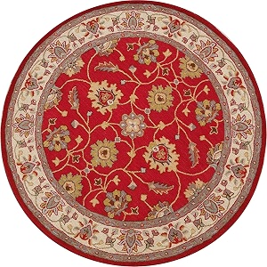 Classical Look Handmade Round Carpet with Super