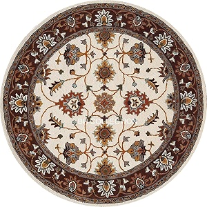 Classical Look Handmade Round Carpet with Super