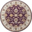 Classical Look Handmade Round Carpet with Super