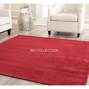 Classical Look Plain Handmade Carpet with Super