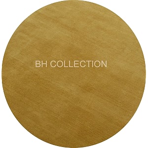 Classical Look Plain Handmade Round Carpet with