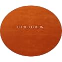 Classical Look Plain Handmade Round Carpet with