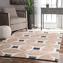 Classical Look Plain Handmade Tufted Carpet with
