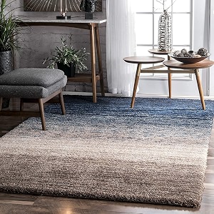 Classie Ombre Pattern Shag Area Square Rug