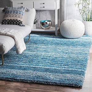 Classie Ombre Pattern Shag Area Square Rug