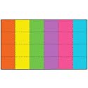 Classroom Rug with 24 Seats- 7'6" x 13'1" Large Rectangle Carpet Squares for Elementary, Preschool, Daycare - Non Slip, Flame Retardant, Easy Clean Nylon Mat for Reading Circle &amp; Playroom
