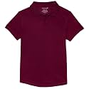 Classroom School Uniforms Big Girl's Girls Fit Moisture Wicking Polo Shirt