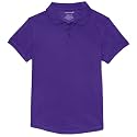 Classroom School Uniforms Big Girl's Girls Fit Moisture Wicking Polo Shirt
