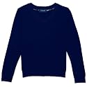 Classroom School Uniforms Big Kid Long Sleeve V-Neck Sweater 56702
