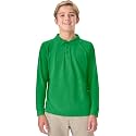 Classroom School Uniforms Big Kid Pique Polo Long Sleeve