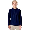 Classroom School Uniforms Big Kid Pique Polo Long Sleeve