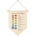 Classroom Wall Banner Decor-Teacher Supplies Gift-Inspirational Back to School Flag-Motivational Quote-Hanging Canvas Pennant Sign for Teacher Office Reading Corner-How are You Feeling Educational