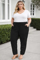 classy looks Relaxed Women Black Trousers