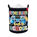 Clastyle Video Game Kid Storage Basket Foldable Boy Laundry Hamper, 36L