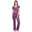 Claura Stylish Women Satin Night Suit with