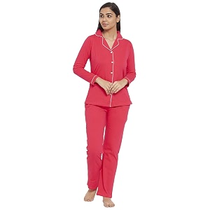 Claura Women Cotton Night Suit for Women