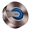 CLAVIER Pluto Portable Bluetooth Speaker, Bluetooth 5.0 Wireless Speakers with HD Sound and Rich Bass, LED Flashing Light, Built-in Mic for iPhone &amp; Android, Coffee