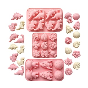 clay moulds for art and craft silicone mould for clays art and baking projects decorative patterns for cake borders and polymer clay 19 x 12 cm pink1