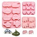 Clay Moulds for Art and Craft, Silicone Mould for Clays Art and Baking Projects, Decorative Patterns for Cake Borders and Polymer Clay, 19 x 12 cm (pink5)