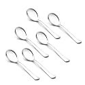 Clazkit 6 pcs stainless steel Zebra Soup Spoon CZSS