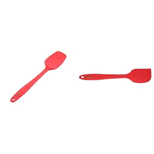 clazkit silicone steel spatula red amp silicone spatula steel handle red combo