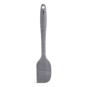 clazkit yh-235m premium silicone non-stick heat resistant spatulas with steel core kitchen utensils non-stick for cooking baking and mixing 29cm marble color