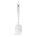 Clazkit YH-486W Silicone Iron Non-Sticky Spatula Reusable Kitchen Set for Cooking,White Color with Stripes