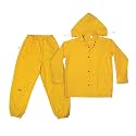 Clc R102x 3 Piece Heavyweight Pvc Rain Suit, Yellow, Xl