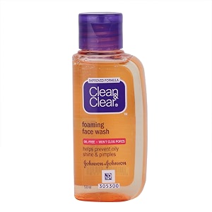 clean amp clear face wash - foaming 50ml pack
